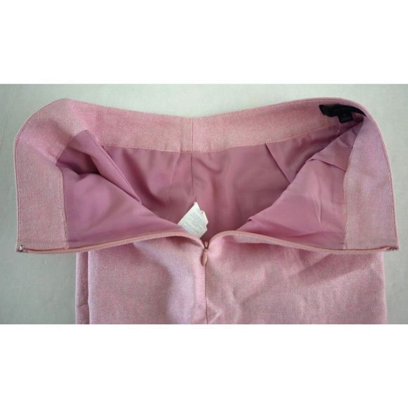 J. Crew AJ662 Women's Sz 6 Pink High Rise Linen Bermuda Shorts $98+ - Picture 5 of 7